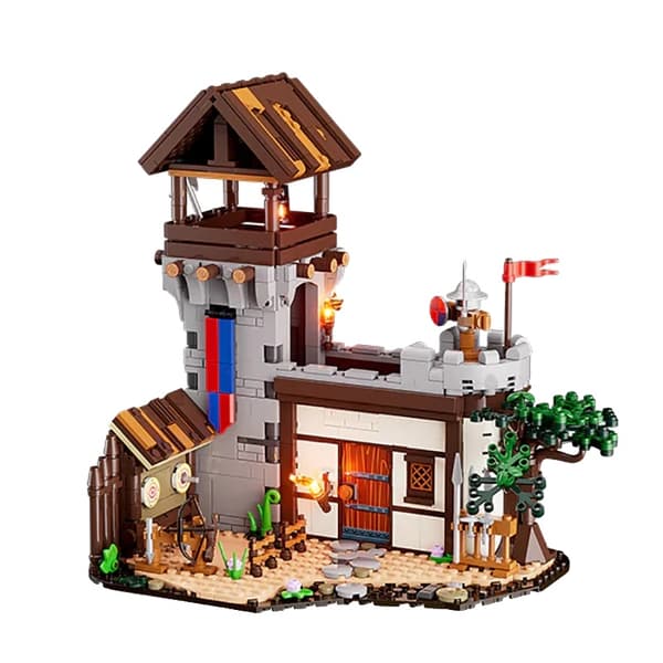 Medieval Slot Byggesæt, 964 DELE, Kompatibel med Store Mærker,med tal