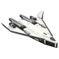 Miniatyrbillede 1 af 2: Militær Valjyrie Shuttle, 4837 Stykker, ABS Plast, CE Certificeret,4837stk