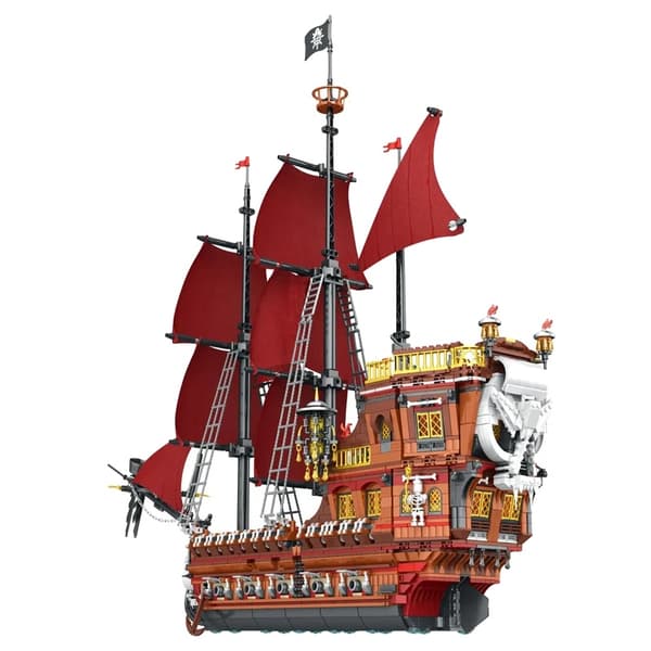 Piratskepp Byggsats, 3066 DELAR,med instruktion