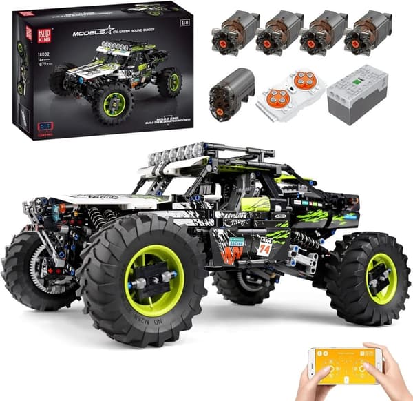 Off-Road Truck, Fjernbetjening, App Kontrol, 4x4,Original Kasse