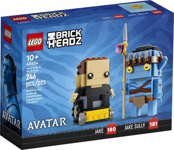 LEGO BrickHeadz 40554 Jake Sully og hans avatar