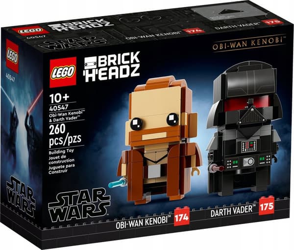 LEGO BrickHeadz 40547 Obi-Wan Kenobi og Darth Vader Klodser