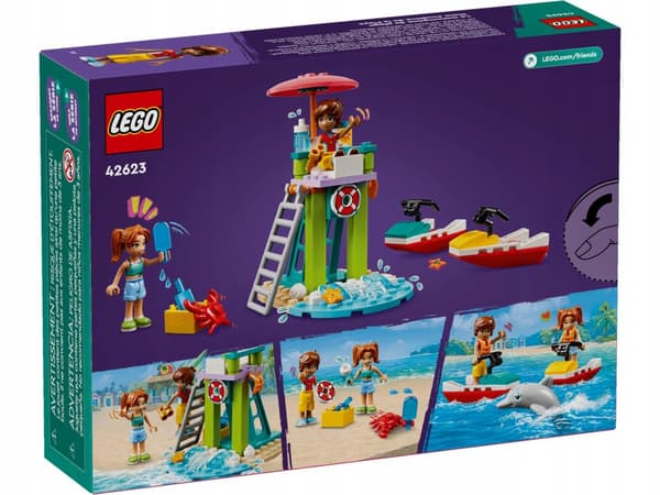 LEGO Friends 42623 Strand Jetski Klodser