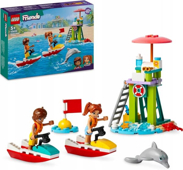 LEGO Friends 42623 Strand Jetski Klodser