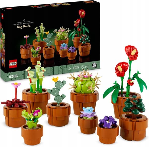 LEGO ICONS 10329 små planter byggeklodser