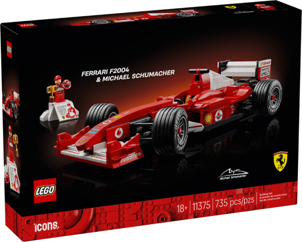 LEGO Ferrari F2004 et Michael Schumacher - alternate view