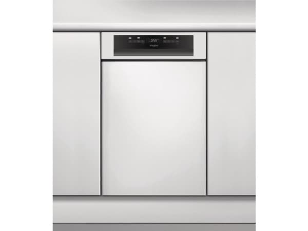 Whirlpool WSBO 3O23 PF X, Halvveis innebygget, Slimline (45 cm), Rustfritt stål, Berøringskontroll, 1,3 m, 1,55 m