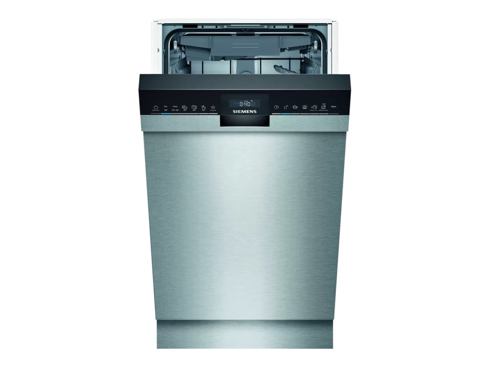 Siemens iQ500 SR45ZS09MS - Diskmaskin - inbyggd - Wi-Fi - Nisch - bredd: 45 cm - djup: 55 cm - höjd: 81,5 cm - rostfritt stål/svart