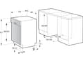 Miniatyrbilde 4 av 5: Gorenje GI 561 D 10 S EB, Halvveis innebygget, Slimline (45 cm), Sort, 11 kuverter, 45 dB, Auto 45-65°C, Bio, Glass/Delikat, Hygiene, Intensive 70°C,