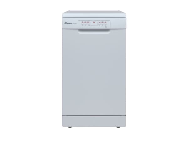 Candy Brava CDPH 2L1049W, Frittstående, Slimline (45 cm), Hvit, Hvit, Knapper, Sammenleggbare