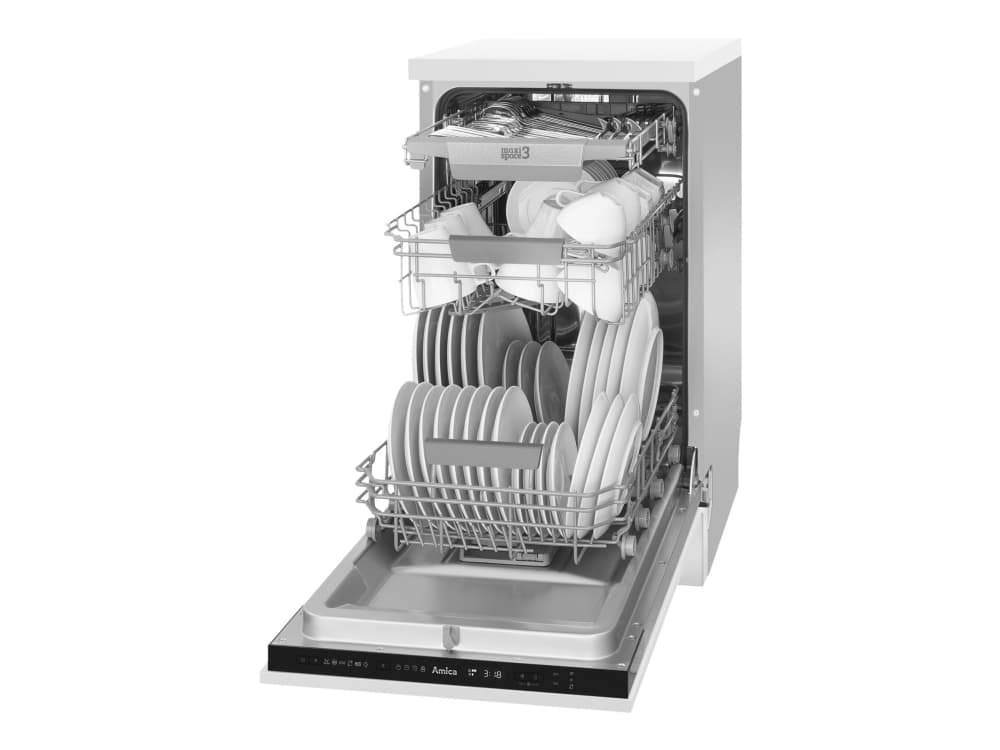 Amica DIM44D6EBOqH - Diskmaskin - Svart