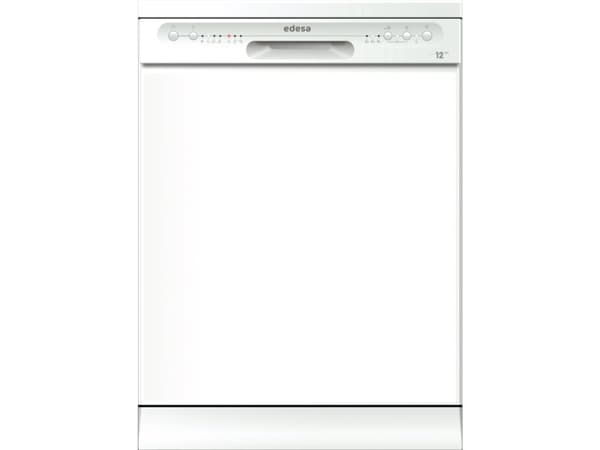 Edesa EDW-6120 WH, Frittstående, Full størrelse (60 cm), Hvit, Hvit, Knapper, 1,5 m