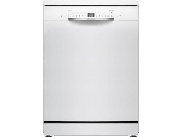 Bosch Serie 2 SMS2HTW02E, Frittstående, Full størrelse (60 cm), Hvit, Hvit, Knapper, 1,75 m