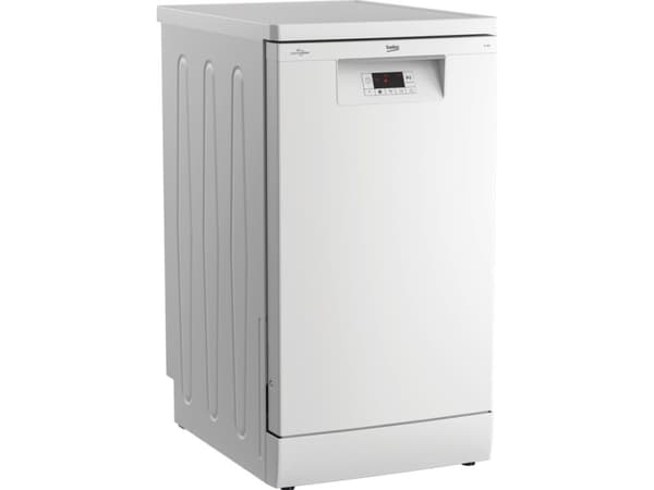 Beko BDFS15020W, Vapaasti seisova, Slimline (45 cm), Valkoinen, LED, Ruostumaton teräs, 10 paikkoja