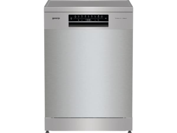 Gorenje 743432, Frittstående, Full størrelse (60 cm), Sølv, Sort, Berøringskontroll, LED