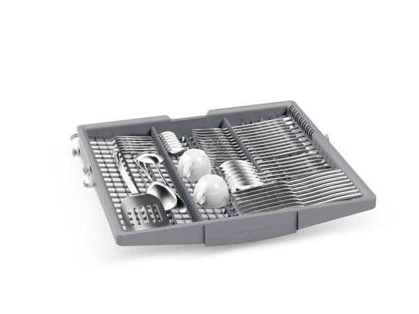 Bosch Serie 4 SMS4HMI07E, Frittstående, Full størrelse (60 cm), Rustfritt stål, Sølv, Berøringskontroll, 1,75 m