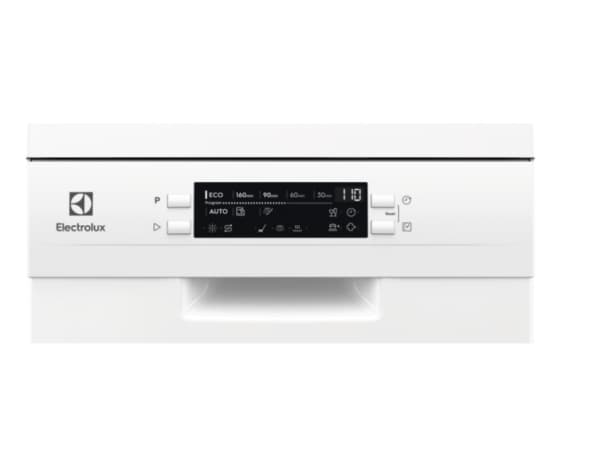 Electrolux ESS42220SW, Frittstående, Slimline (45 cm), Hvit, Hvit, Knapper, LED