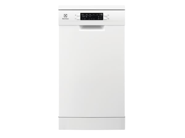 Electrolux ESS42220SW, Frittstående, Slimline (45 cm), Hvit, Hvit, Knapper, LED