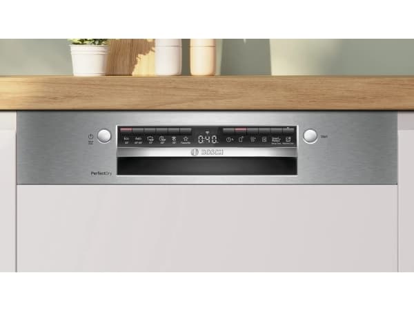 Bosch Serie | 6 SMI6YCS02E - Oppvaskmaskin - innebygd - Wi-Fi - Nisje - bredde: 60 cm - dybde: 55 cm - høyde: 81.5 cm - børstet stål