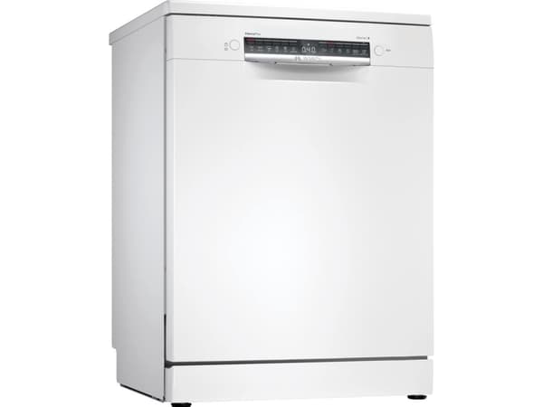 Bosch Serie 4 SMS4EMW06E, Vapaasti seisova, Kokonaiskoko (60 cm), Valkoinen, Painikkeet, Kosketus, 1,75 m, 1,65 m
