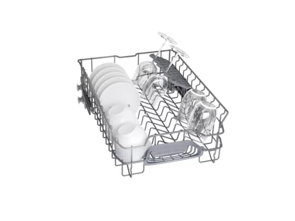 Bosch Serie 2 SPS2HMI42E, Vapaasti seisova, Slimline (45 cm), Ruostumaton teräs, 10 paikkoja, C, 46 dB