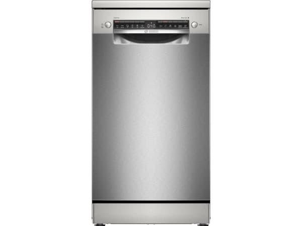 Bosch Serie 4 SPS4EMI61E, Fristående, Slimline (45 cm), Rostfritt stål, Silver, Knappar, 1,75 m