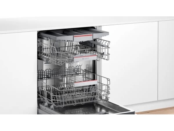 Bosch Serie 4 SMP4HCW03S, Undercounter, Full size (60 cm), White, 1.65 m, 1.9 m, 14 place settings