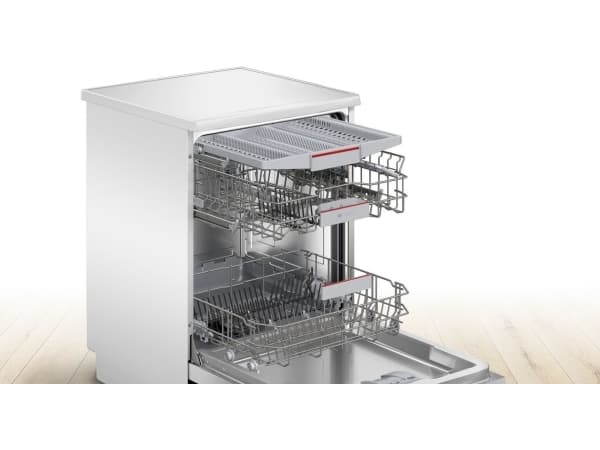 Bosch Serie 4 SMS4HVW00E, Vapaasti seisova, Kokonaiskoko (60 cm), Painikkeet, 1,75 m, 1,65 m, 1,9 m