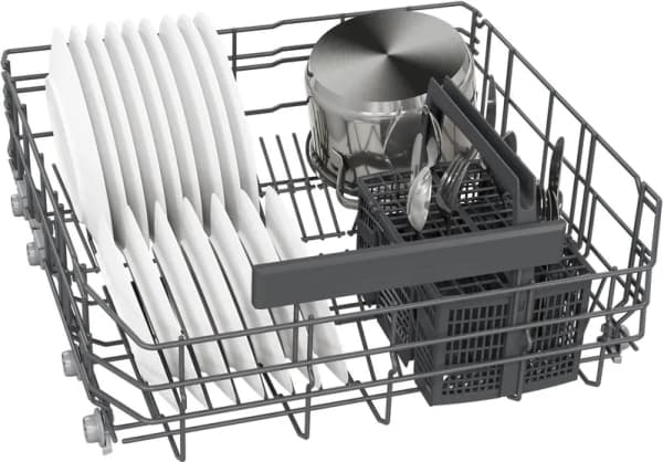 Siemens iQ300 SN43ES22AE, Under benken, Full størrelse (60 cm), Rustfritt stål, Sort, Rustfritt stål, Berøringskontroll, 1,75 m