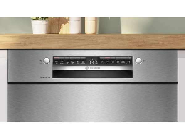 Bosch Serie | 4 SMU4EAS28E - Oppvaskmaskin - innebygd - Wi-Fi - Nisje - bredde: 60 cm - dybde: 55 cm - høyde: 81.5 cm - børstet stål