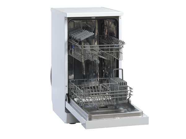Scandomestic Standard DWF1047WE - Oppvaskmaskin - Nisje - bredde: 45 cm - dybde: 58 cm - høyde: 82 cm - hvit