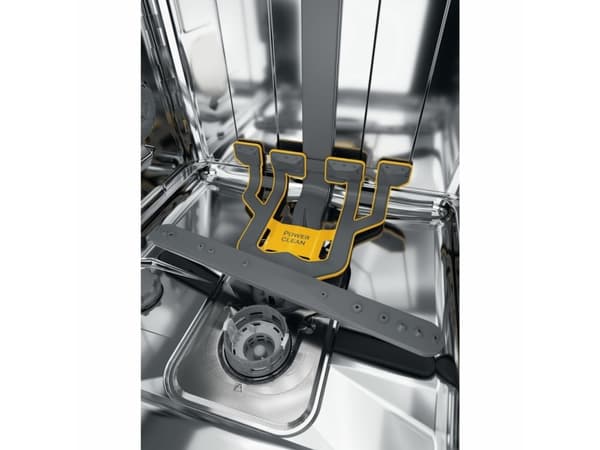 Whirlpool MaxiSpace W7F HS41 X, Frittstående, Full størrelse (60 cm), Rustfritt stål, Sort, Knapper, 1,3 m