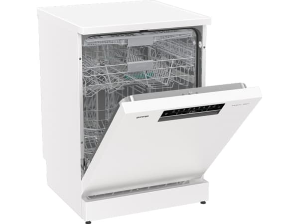 Gorenje 743390, Frittstående, Full størrelse (60 cm), Hvit, Sort, Berøringskontroll, LED
