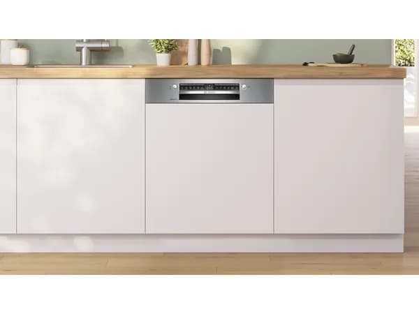 Bosch Serie 4 SMI4ETS08E, Halvveis innebygget, Full størrelse (60 cm), Rustfritt stål, Knapper, 1,75 m, 1,65 m