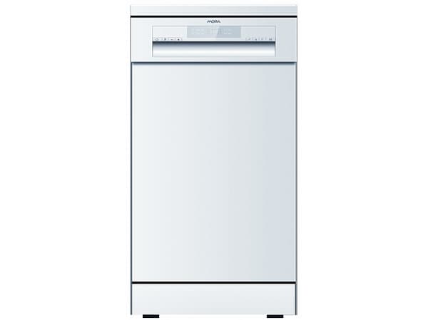 Mora SM 585 W, Frittstående, Full størrelse (60 cm), Hvit, Hvit, Knapper, LED