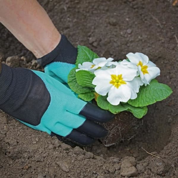 Claw gardening handskar - Märke - Modell - Vuxen - Unisex - Grön - Latex, plast