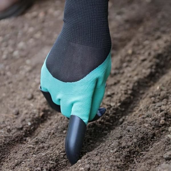 Claw gardening handskar - Märke - Modell - Vuxen - Unisex - Grön - Latex, plast