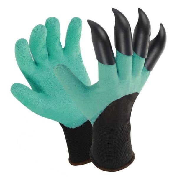 Claw gardening handskar - Märke - Modell - Vuxen - Unisex - Grön - Latex, plast