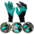 Miniatyrbild 1 av 4: Trädgårdshandskar med klor för grävning och plantering - The Garden Genie Gloves