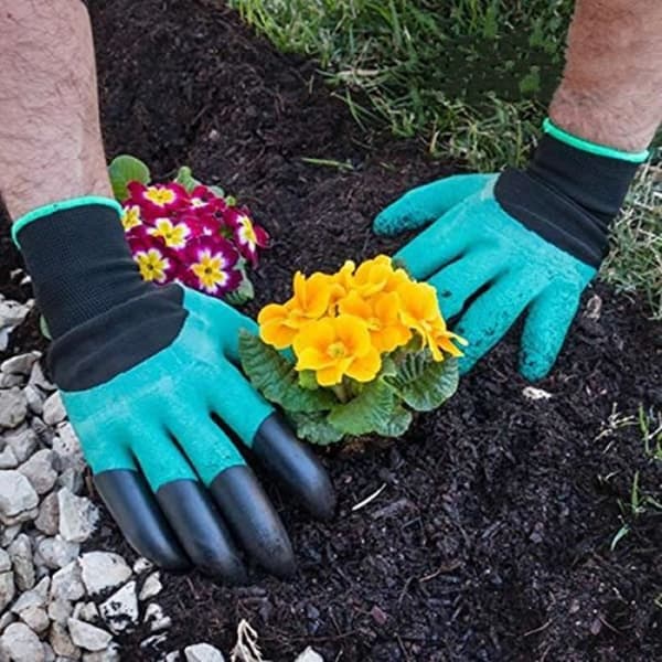 Trädgårdshandskar (1 par) för grävning och plantering, present till trädgårdsmästare arbetsskyddshandske