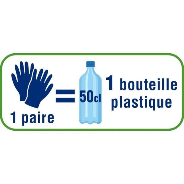 MAPA Multi-Purpose Recycled Fiber Trädgårdshandskar - Flexibel och hållbar - Storlek 7/M