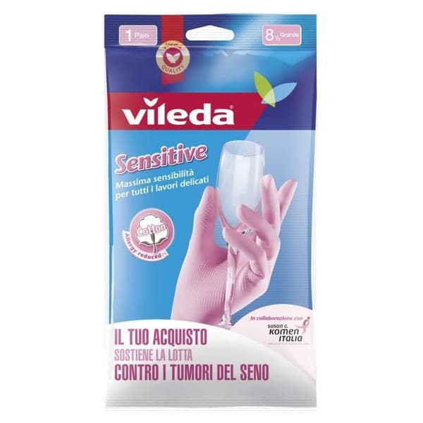 VILEDA Känsliga trädgårdshandskar L