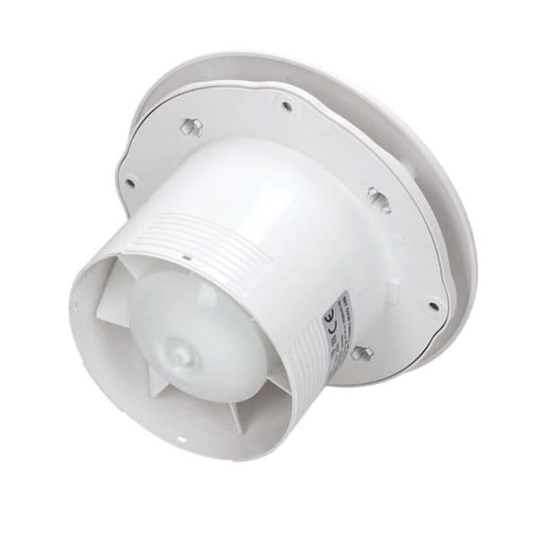 Awenta - WR100W - Returfläkt Retis fi 100 14W IPX4 dragbrytare vit ()