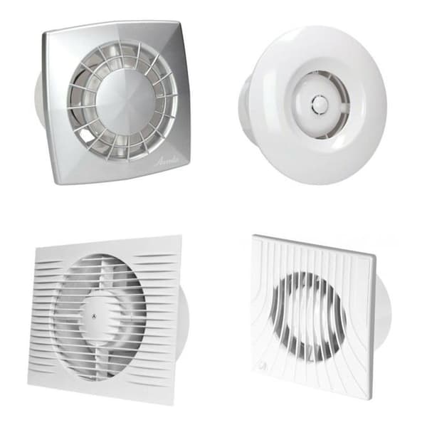 Awenta - WR100W - Returfläkt Retis fi 100 14W IPX4 dragbrytare vit ()