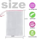Pikkukuva 2 / 5: 100 uds. Bolsa de protección para plantas y frutas de jardín bolsa de red con cordón insectos plagas de mosquitos pájaros bolsas protectoras para jard