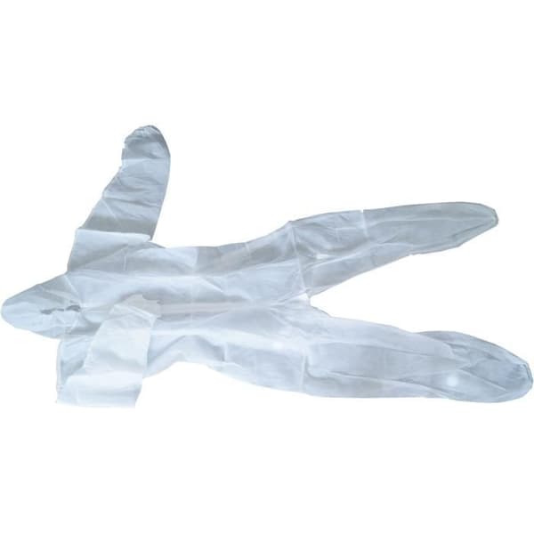 Skyddsdräkt - CON:P - 4555500 - Engångsdräkt - Storlek L - Polypropen - Vit