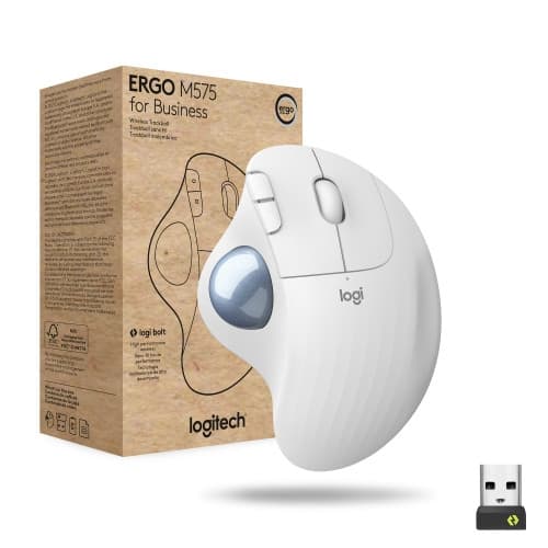 Logitech Ergo Series ERGO M575 for Business - styrkula - Bluetooth - offwhite Vit