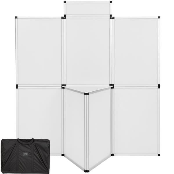 Udstillingsvæg 200x180cm - hvid