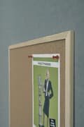 Miniatyrbild 2 av 4: Anslagstavla kork träram 90x60cm