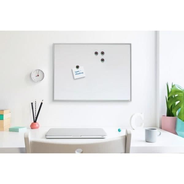 Nobo, magnetisk torrraderingstavla, aluminiumram, 585 x 430 mm, levereras med 3 markörer och 4 magneter